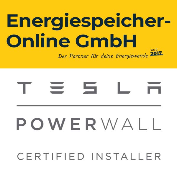 Energiespeicher-Online GmbH ist zertifizierter Installateur für Tesla Powerwall